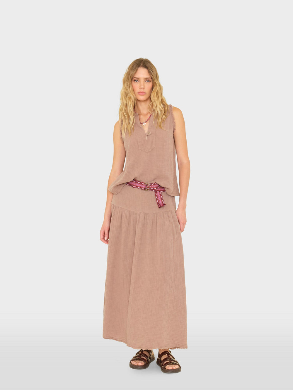 X2602 Skirt Ash Brown Evelyn Skirt Ash Brown Evelyn Skirt