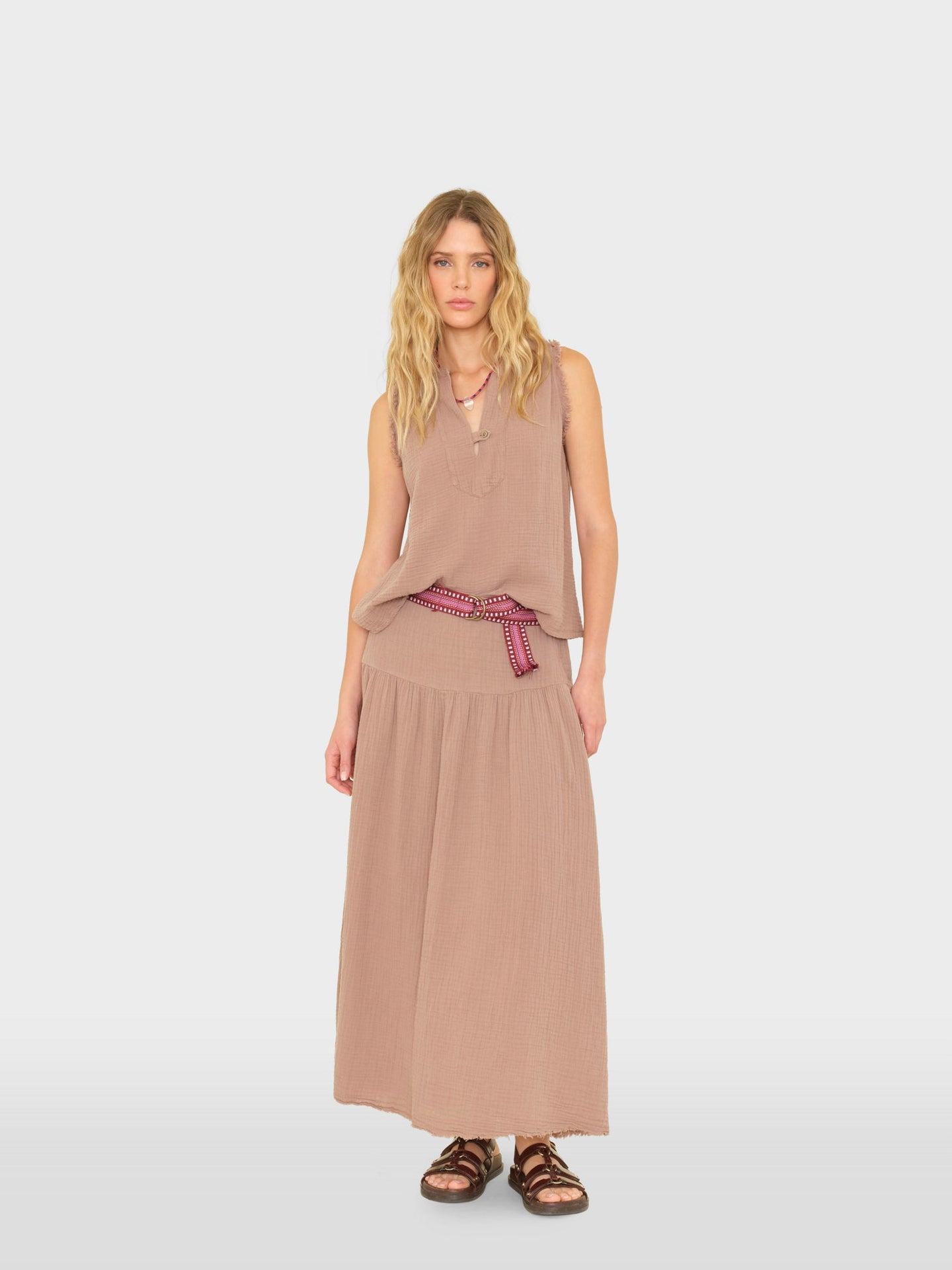 X2602 Skirt Ash Brown Evelyn Skirt Ash Brown Evelyn Skirt