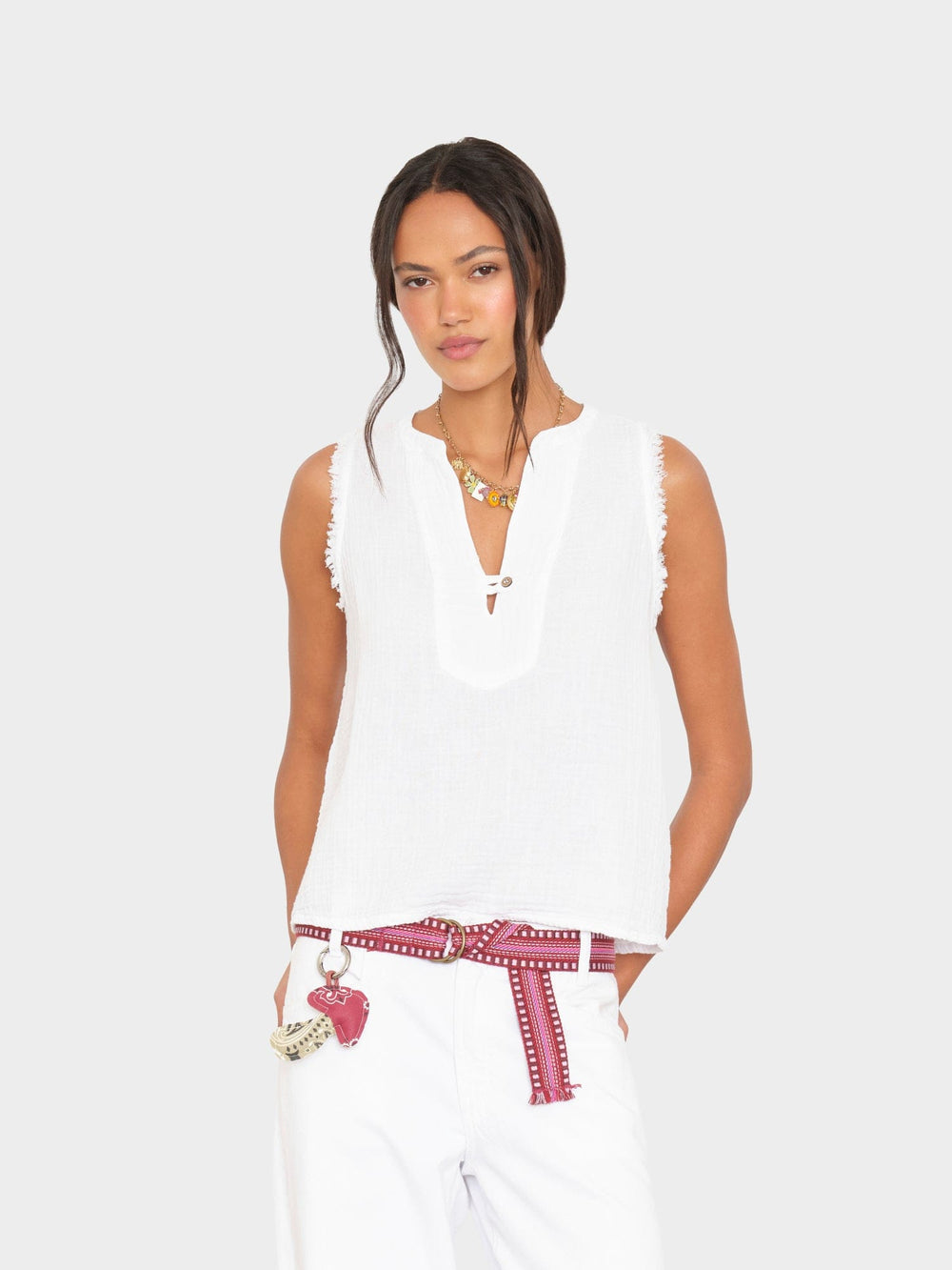 X2602 Top White Portia Top White Portia Top