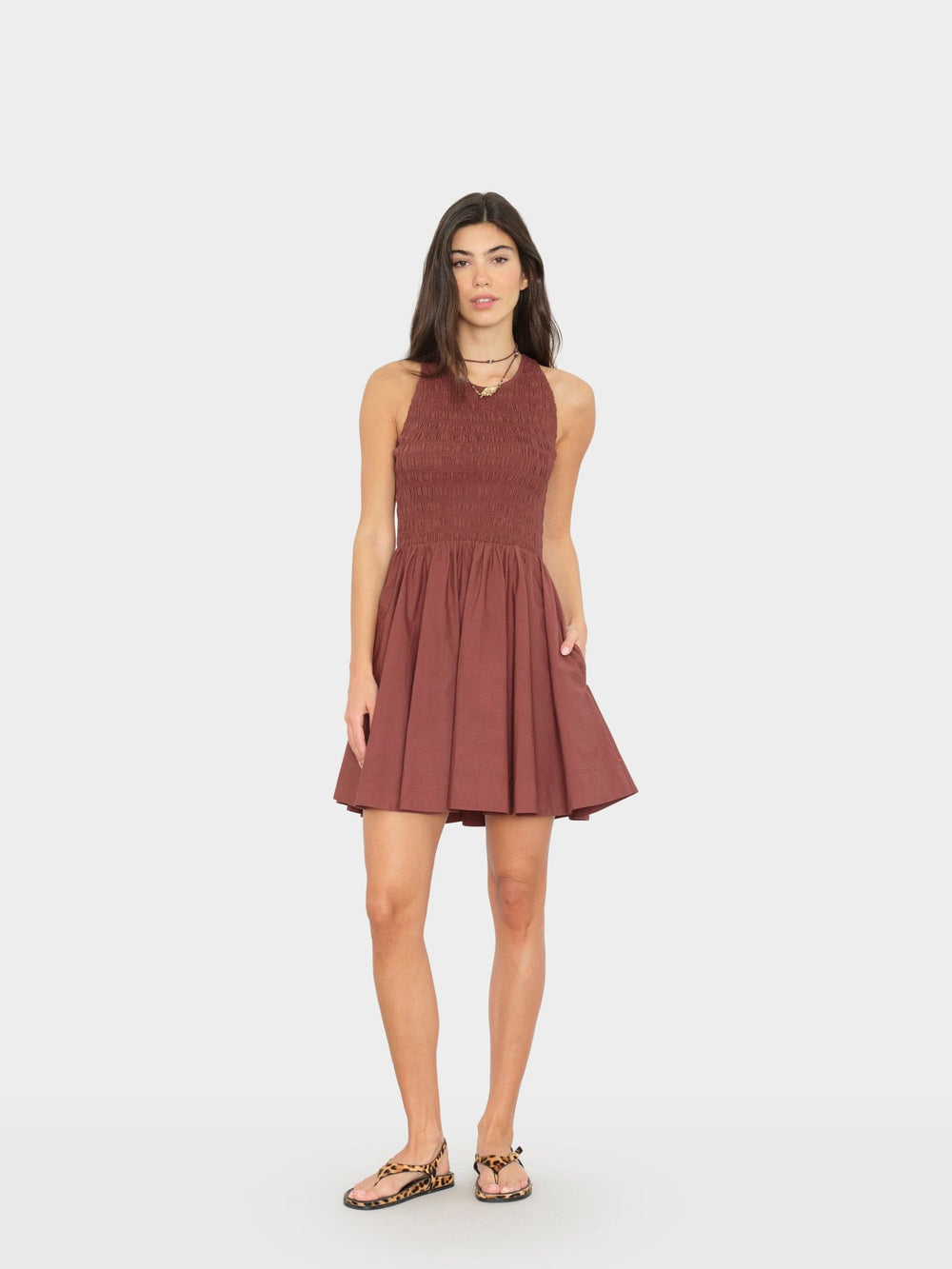 X2603 Dress Adobe Brown Florie Dress Adobe Brown Florie Dress