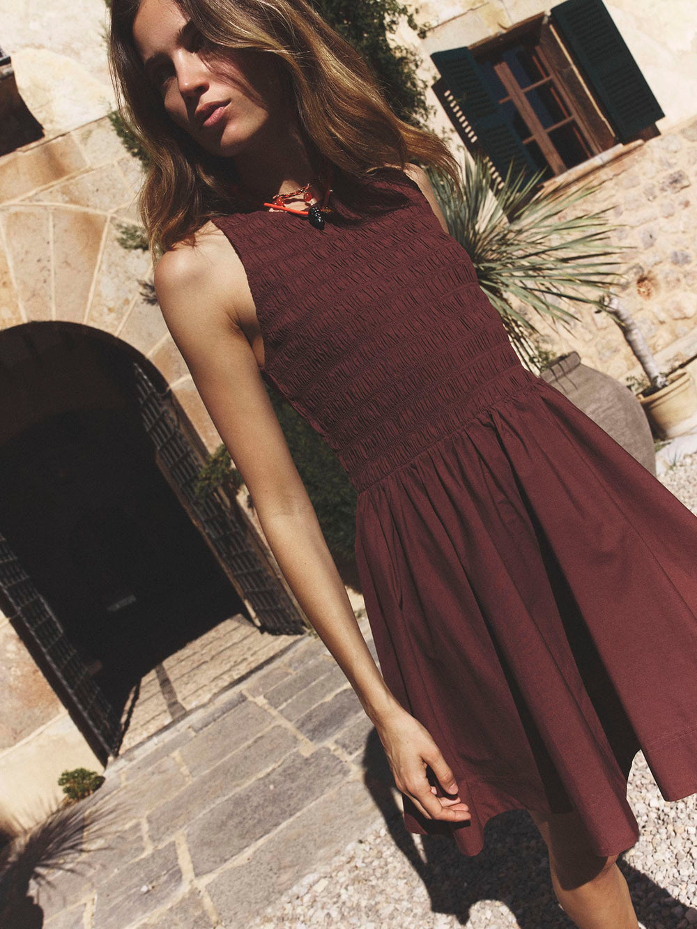 X2603 Dress Adobe Brown Florie Dress Adobe Brown Florie Dress