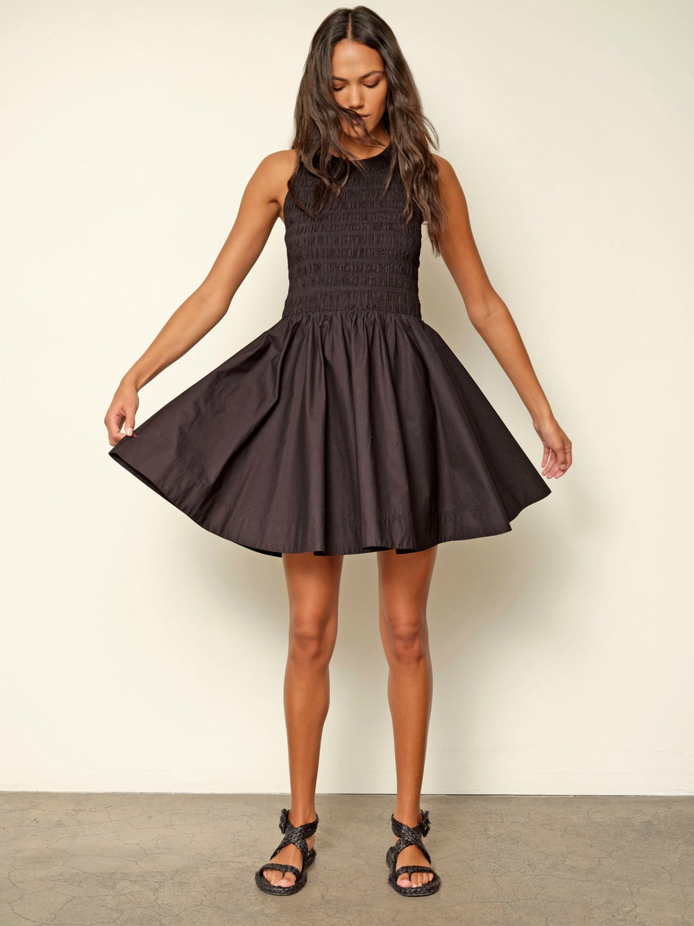 X2603 Dress Black Florie Dress Black Florie Dress