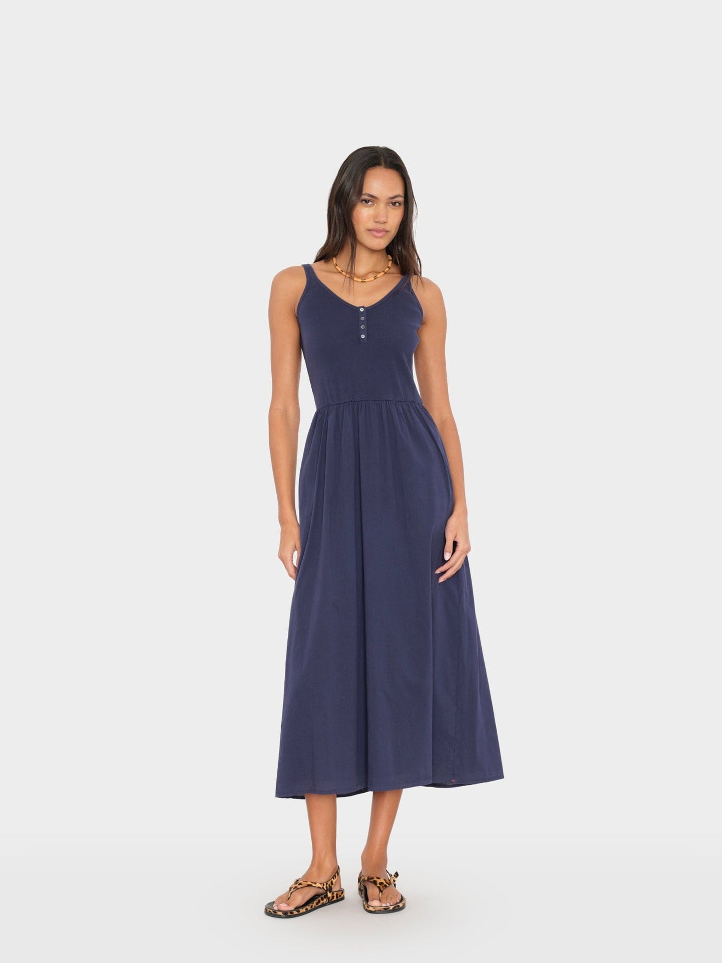 Navy Fallon Dress Medium / Navy