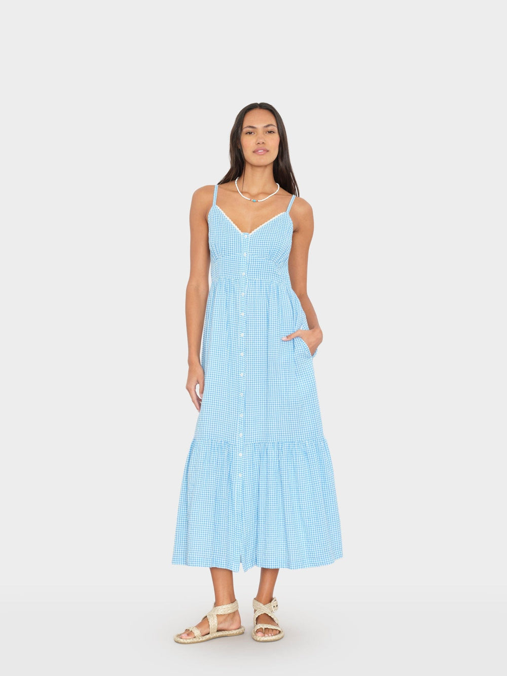 X2603 Dress Pacific Blue Greta Dress Pacific Blue Greta Dress