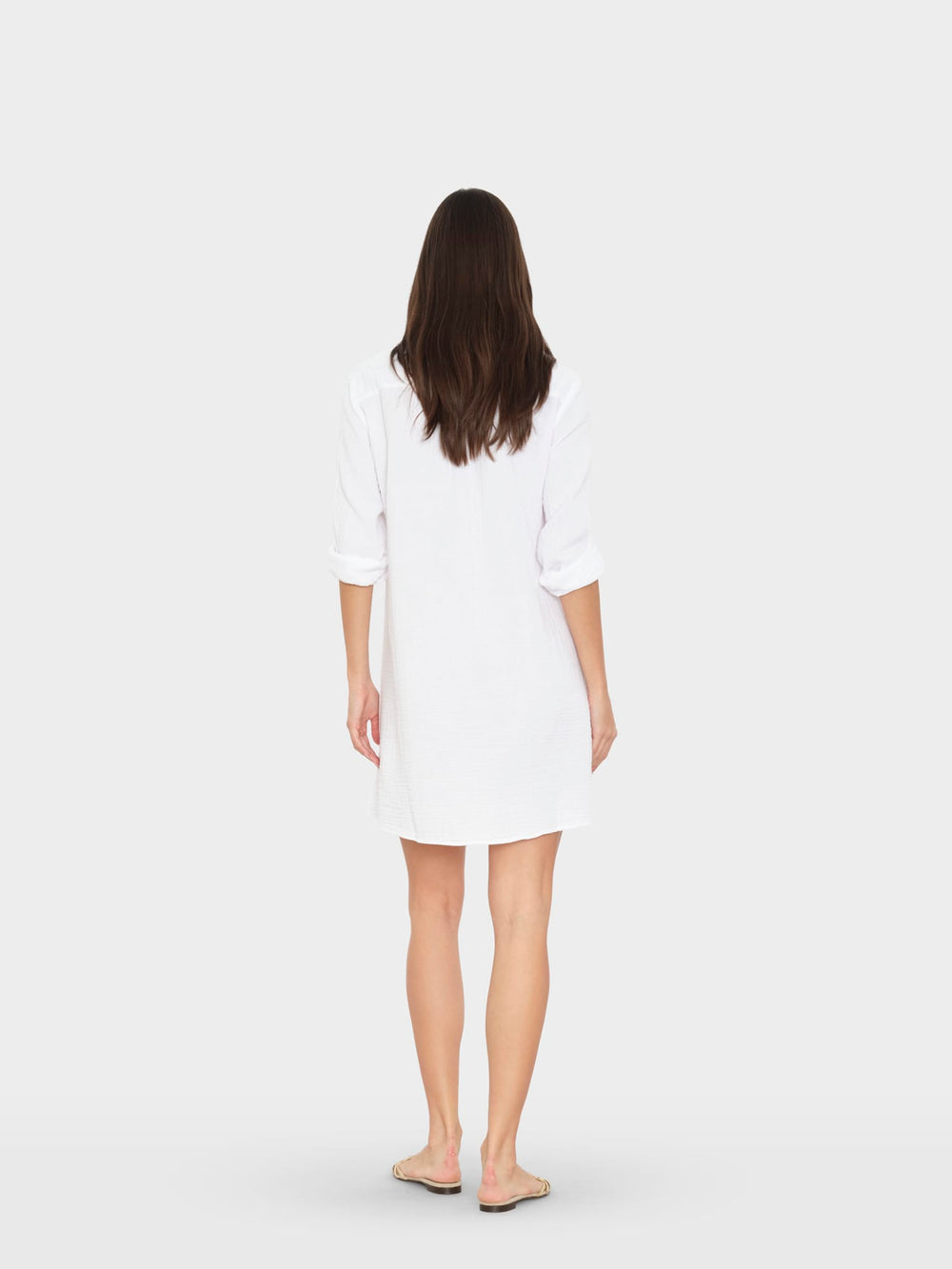 X2603 Dress White Bobby Gauze Dress White Bobby Gauze Dress