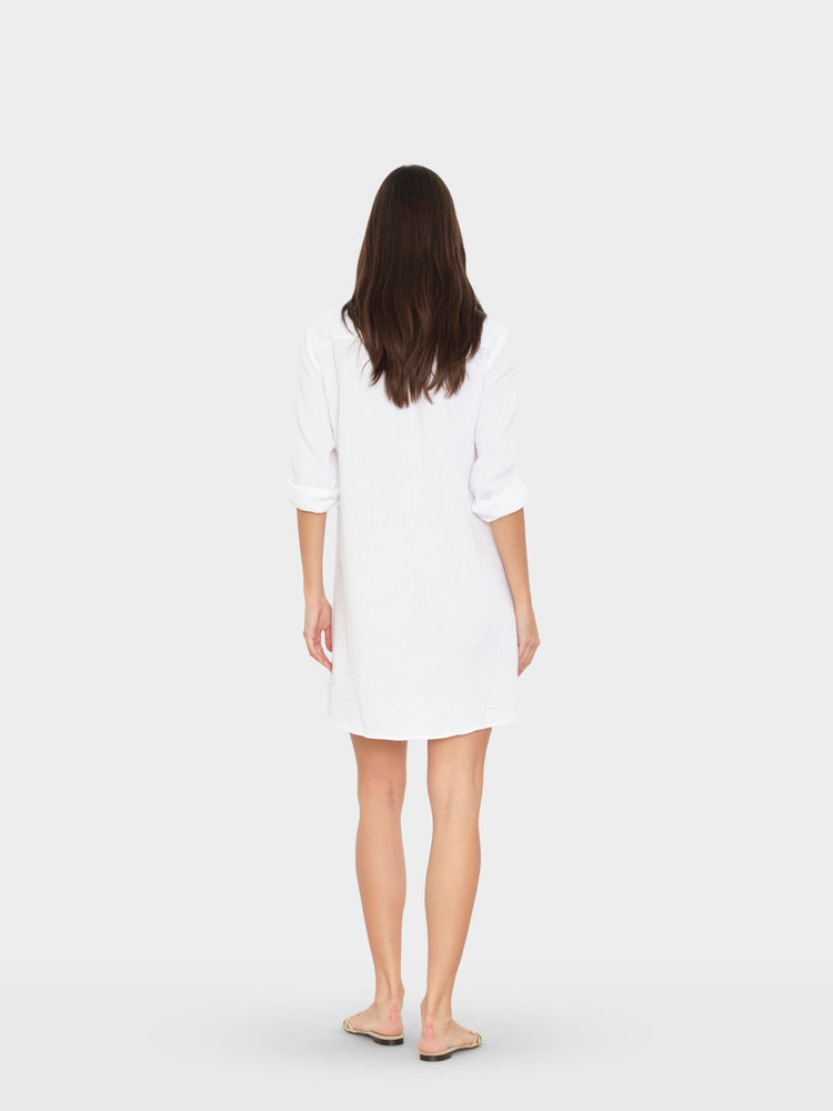 X2603 Dress White Bobby Gauze Dress White Bobby Gauze Dress