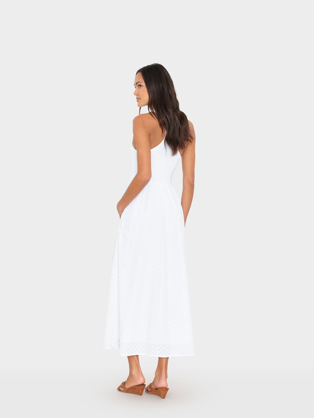 X2603 Dress White Flynn Embroidered Dress White Flynn Embroidered Dress