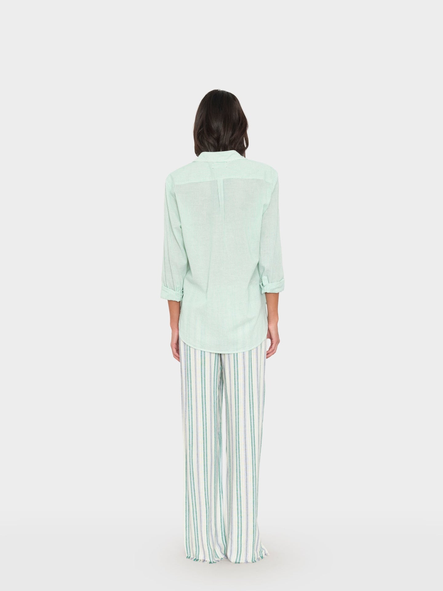 X2603 Pant Blue Moss Stripe Joseph Pant Blue Moss Stripe Joseph Pant