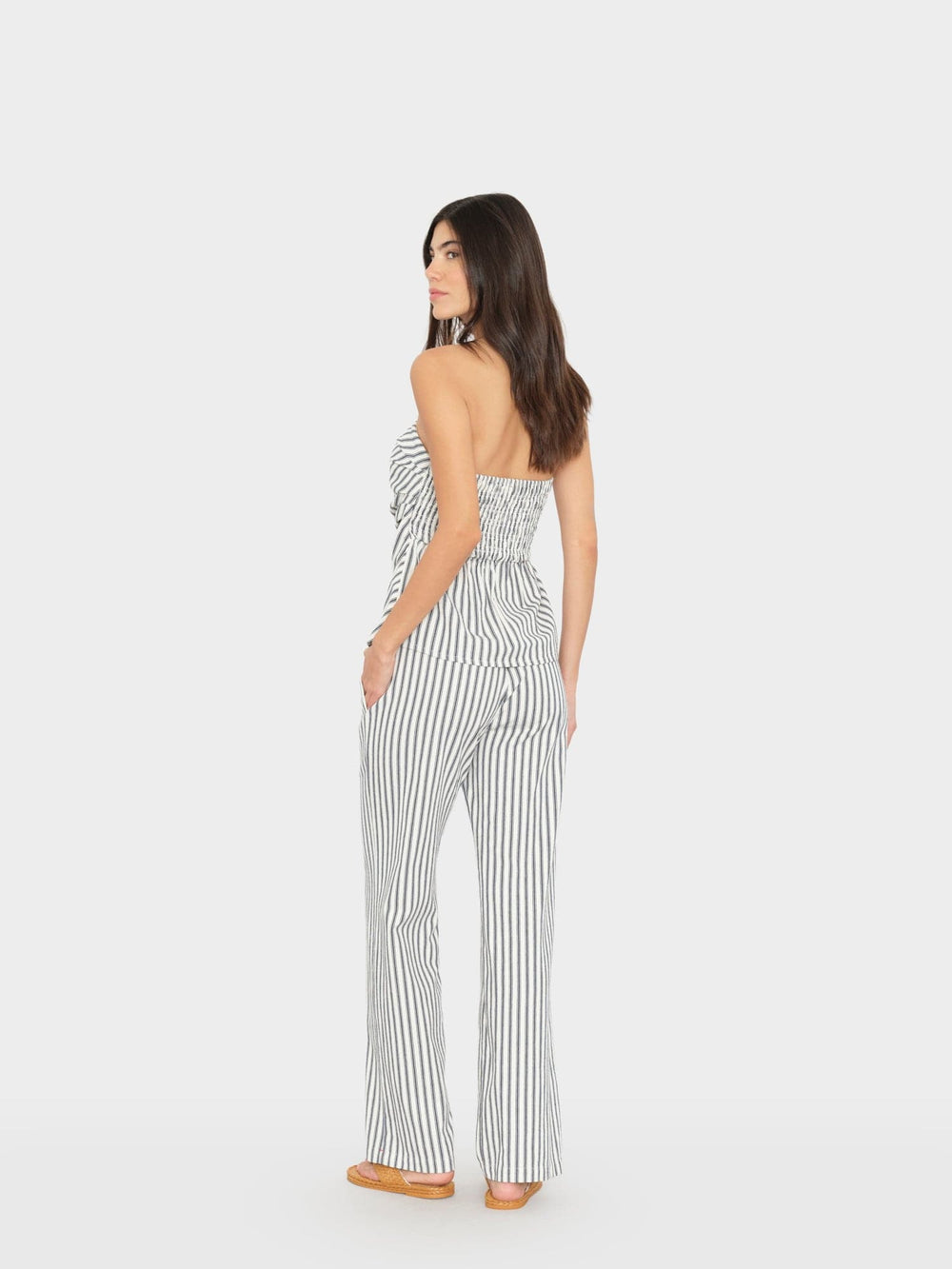 X2603 Pant Blue Slate Stripe Pascale Pant Blue Slate Stripe Pascale Pant