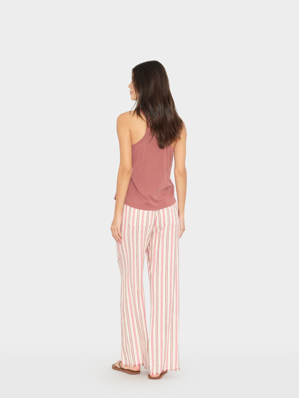 X2603 Pant Dusty Pink Stripe Joseph Pant Dusty Pink Stripe Joseph Pant