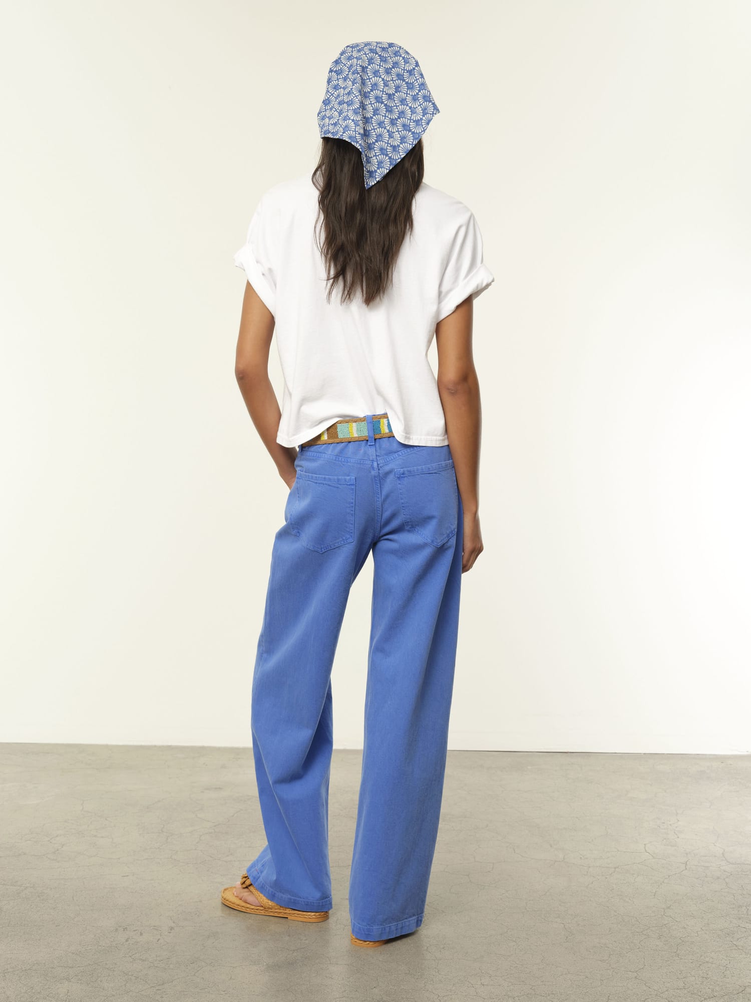 Washed Cobalt Nixon Denim Pant