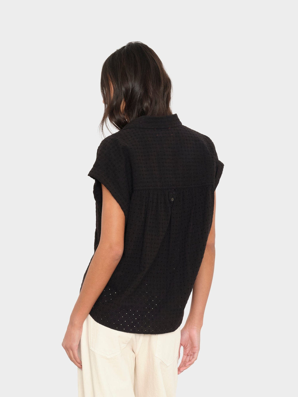 X2603 Shirt Black Lexi Embroidered Shirt Black Lexi Embroidered Shirt