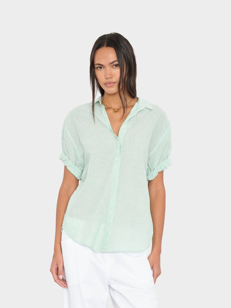 Fresh Mint Stripe Channing Shirt