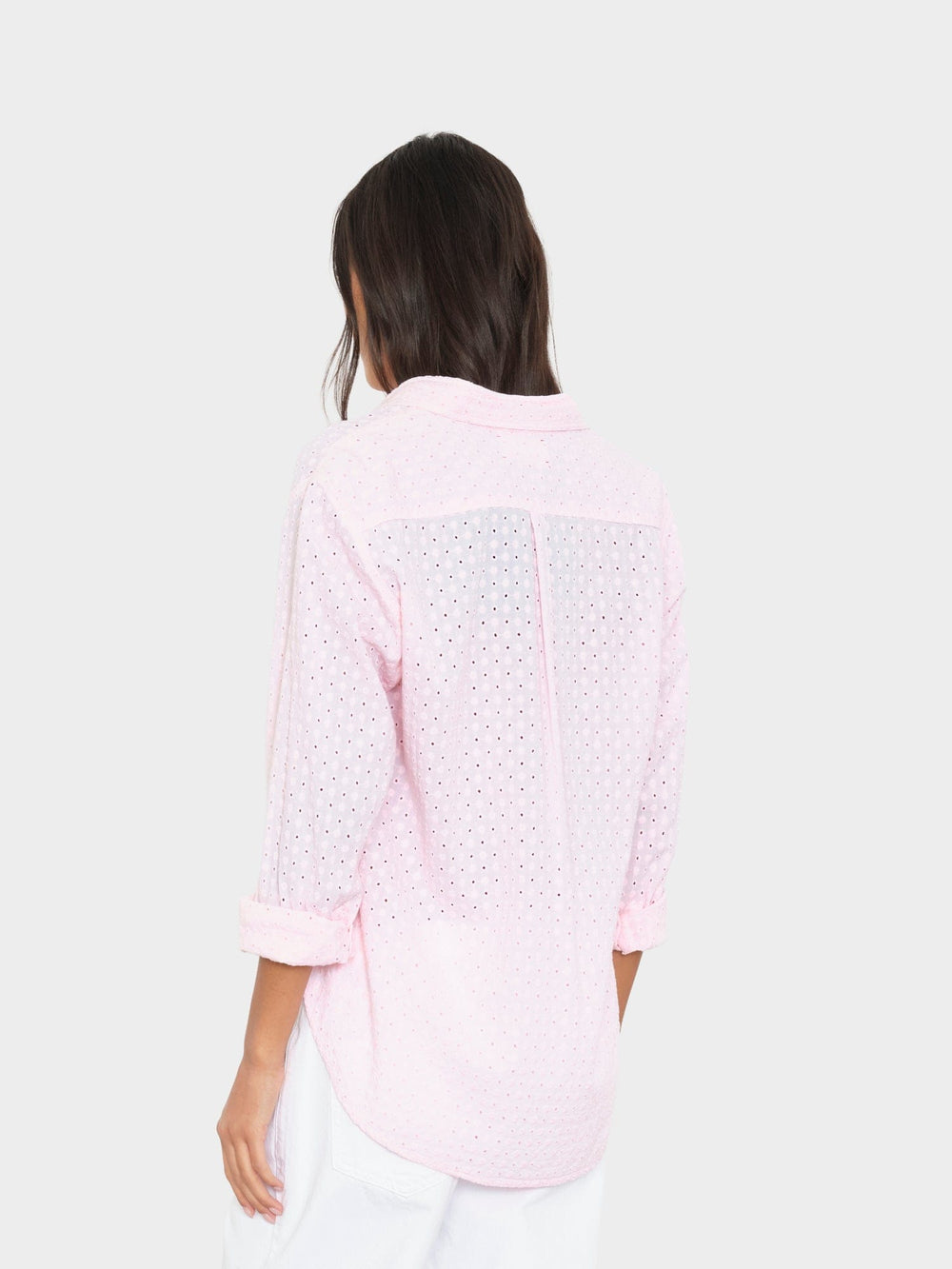 X2603 Shirt Pale Rose Beau Embroidered Shirt Pale Rose Beau Embroidered Shirt