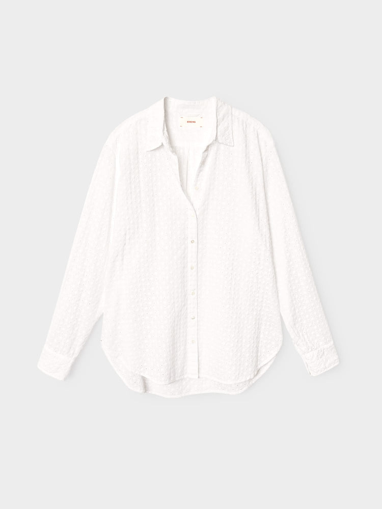 X2603 Shirt White Beau Embroidered Shirt White Beau Embroidered Shirt
