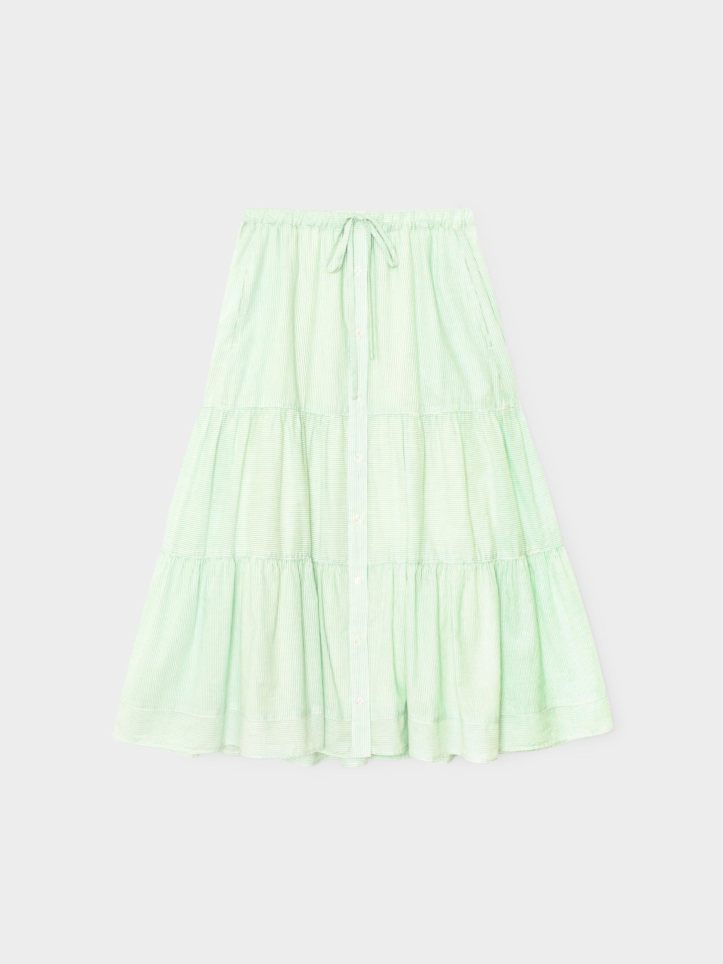 X2603 Skirt Fresh Mint Stripe Mckenna Skirt Fresh Mint Stripe Mckenna Skirt