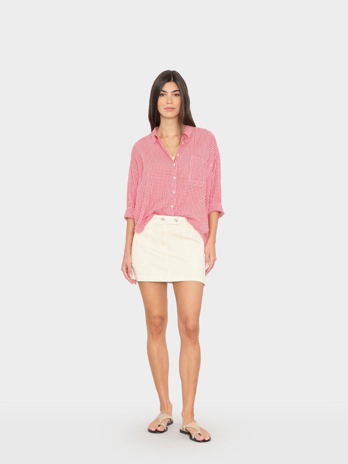 X2603 Skirt Vanilla Bean Lucia Denim Skirt Vanilla Bean Lucia Denim Skirt