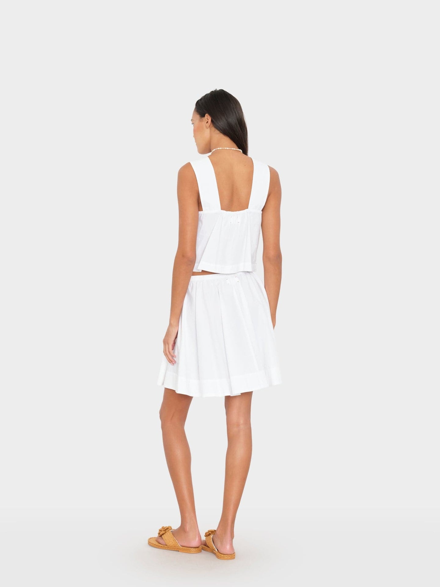 XIRENA Angela Skirt | White | Size XL