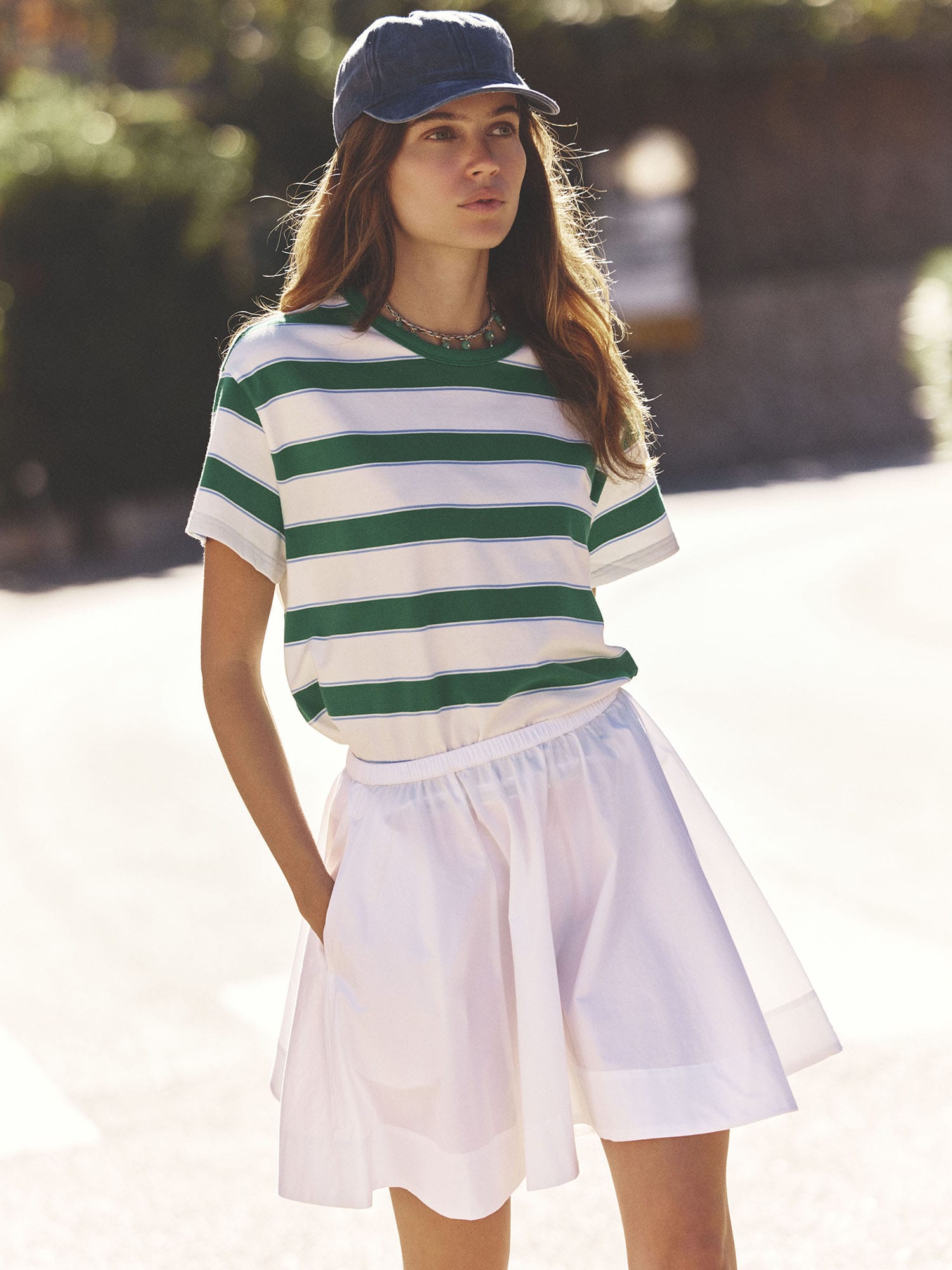 White Angela Skirt