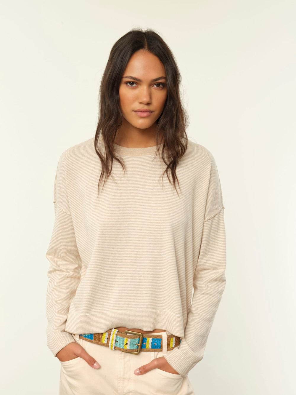 X2603 Sweater Sand Salt Sparrow Sweater Sand Salt Sparrow Sweater