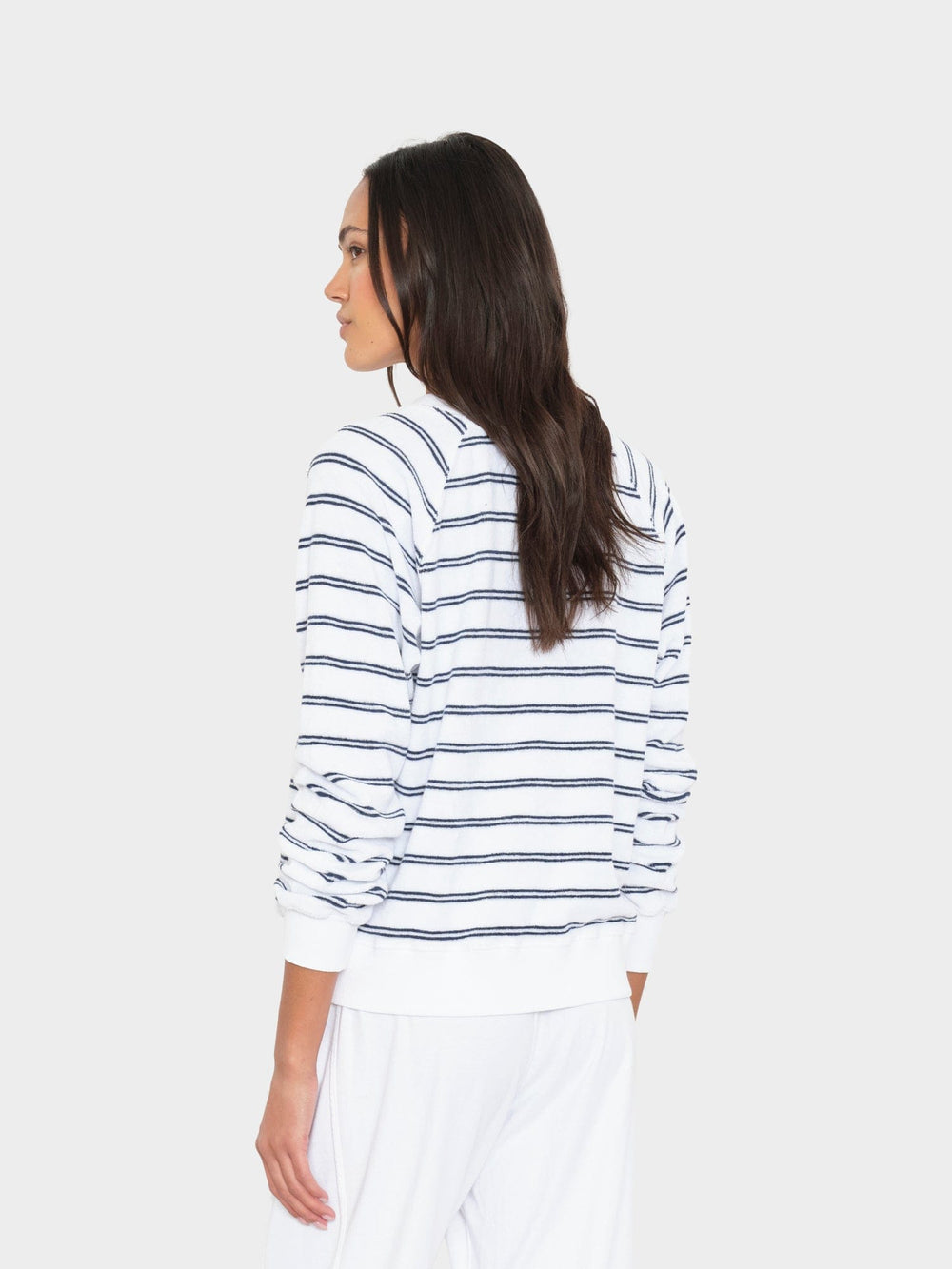 X2603 Sweatshirt Cloud White Hopper Terry Sweatshirt Cloud White Hopper Terry Sweatshirt