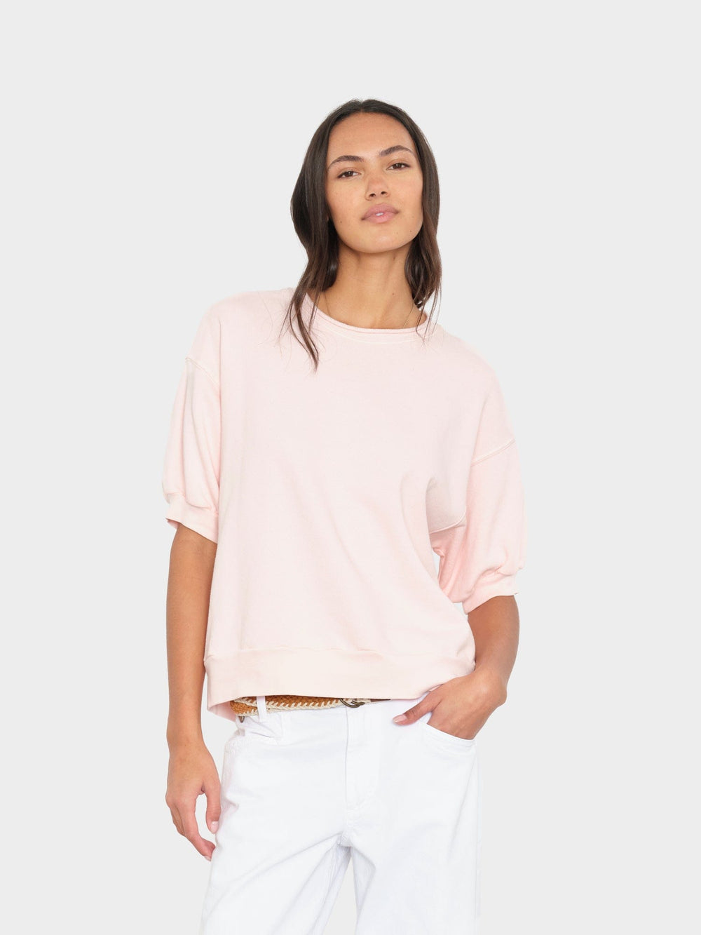 X2603 Sweatshirt Pink Drop Jax Terry Sweatshirt Pink Drop Jax Terry Sweatshirt