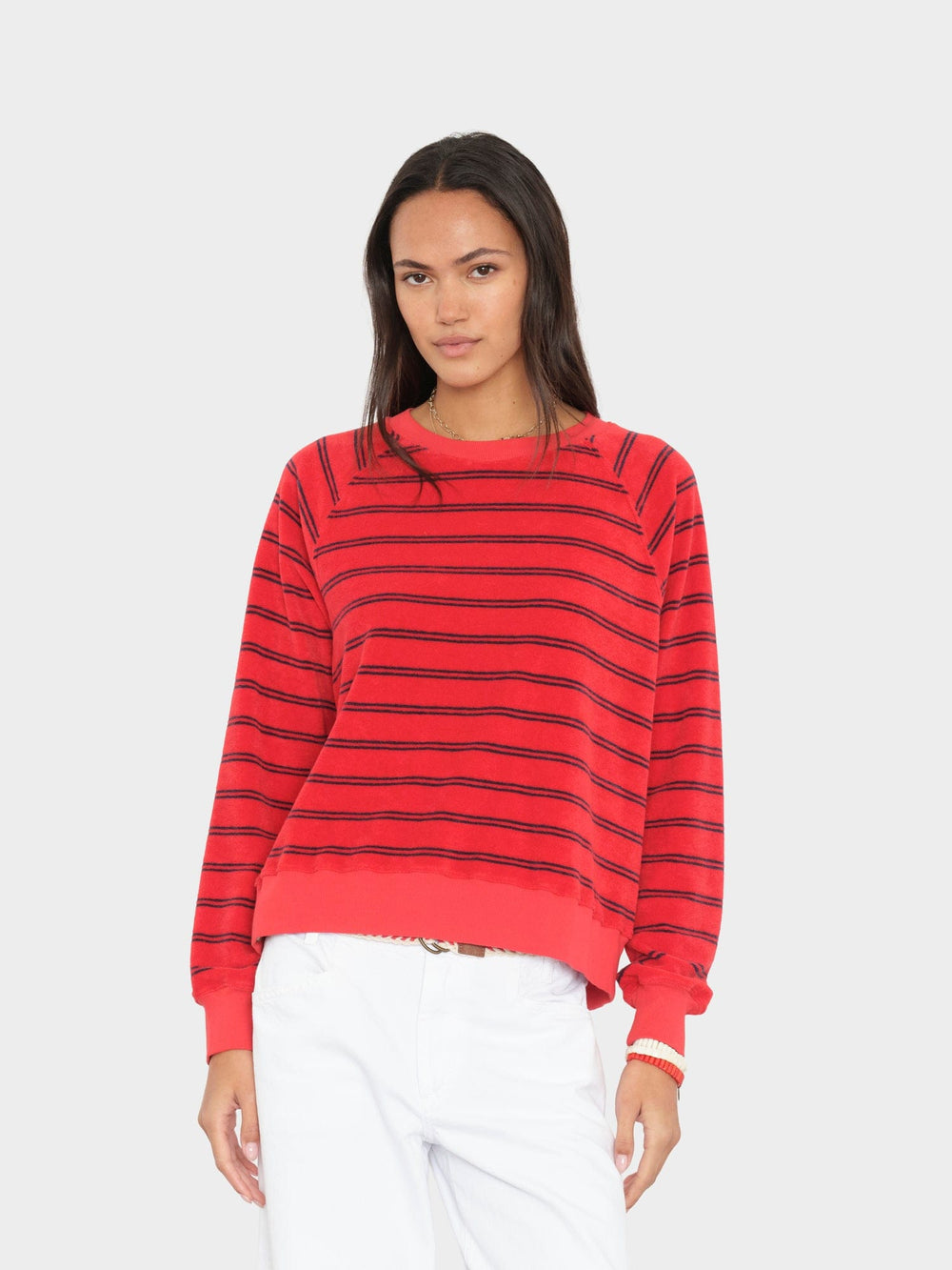 X2603 Sweatshirt Red Pepper Hopper Terry Sweatshirt Red Pepper Hopper Terry Sweatshirt