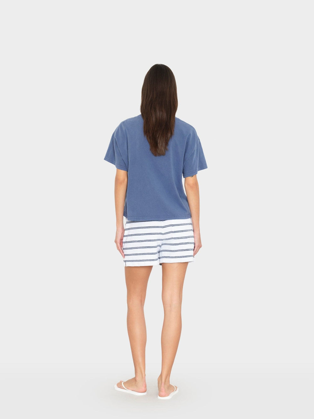 X2603 Sweatshort Cloud White Shayden Terry Sweatshort Cloud White Shayden Terry Sweatshort