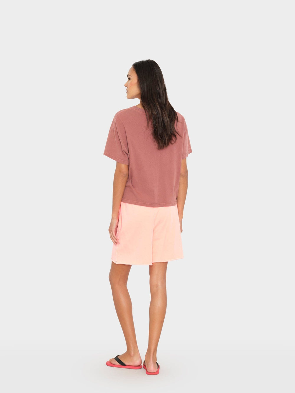 X2603 Sweatshort Peach Glow Rocco Terry Sweatshort Peach Glow Rocco Terry Sweatshort