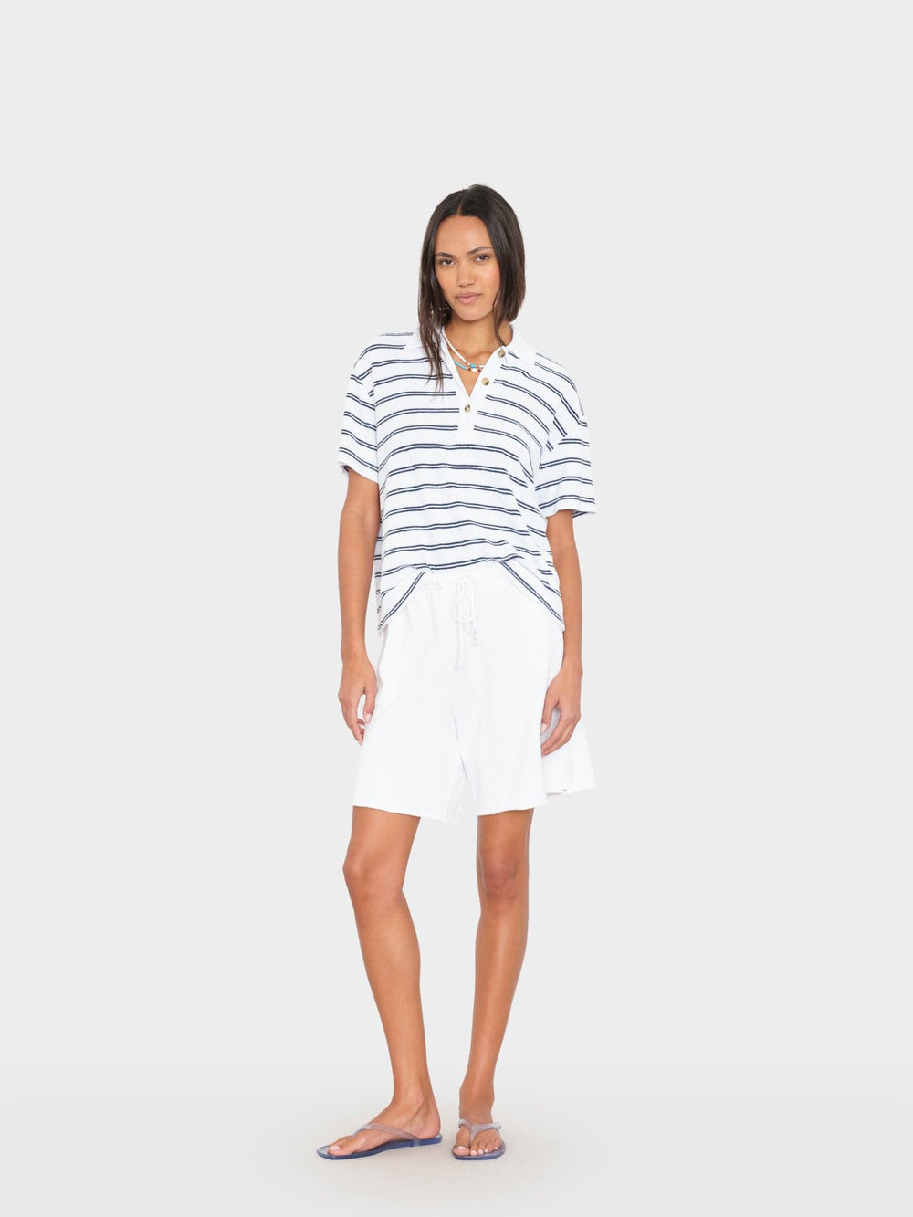 X2603 Sweatshort White Rocco Terry Sweatshort White Rocco Terry Sweatshort