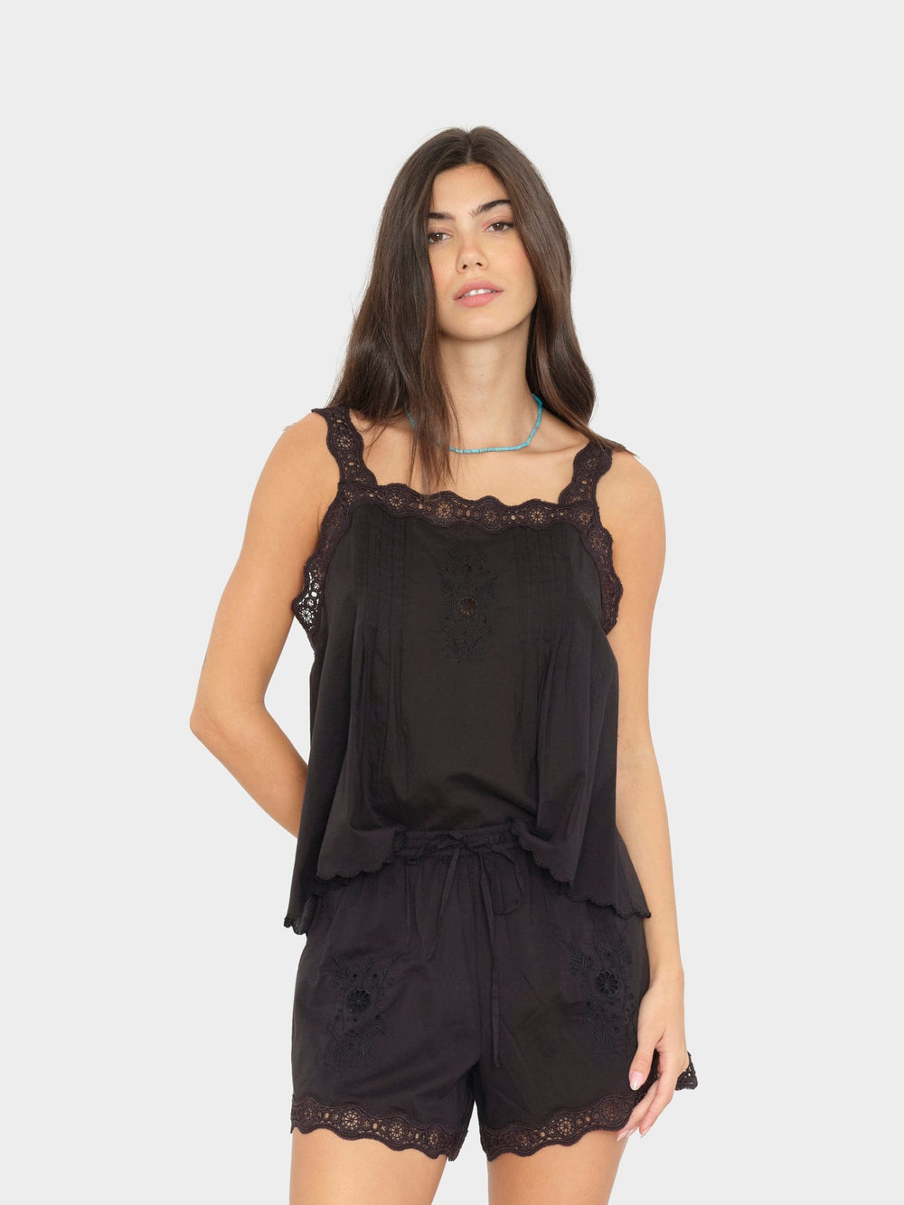 X2603 Top Black Abby Top Black Abby Top