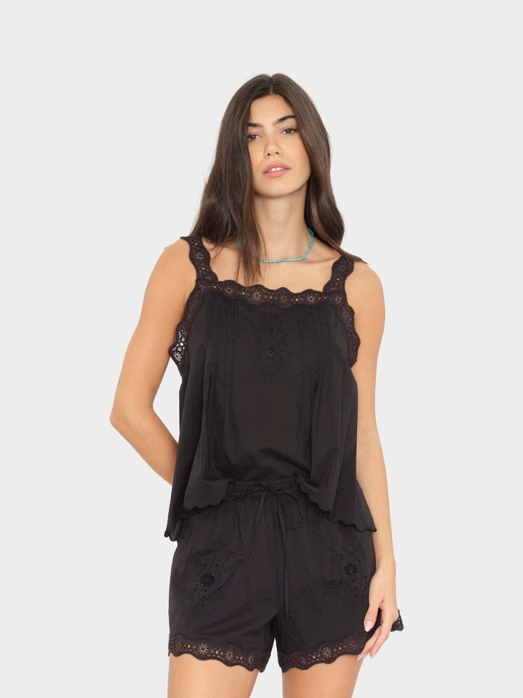 X2603 Top Black Abby Top Black Abby Top