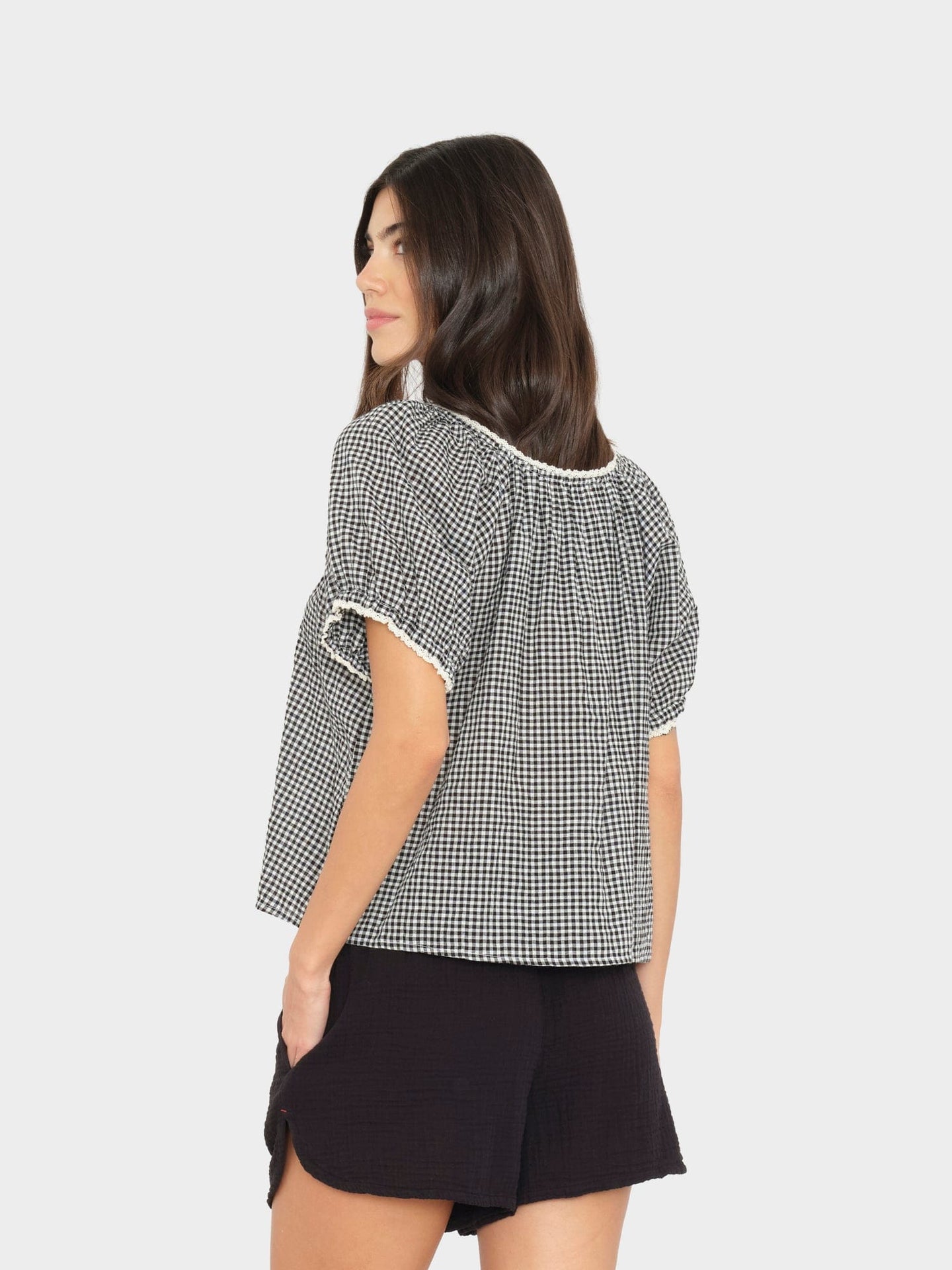 X2603 Top Black Sand Maisie Top Black Sand Maisie Top