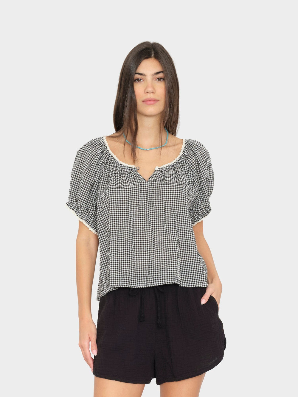 X2603 Top Black Sand Maisie Top Black Sand Maisie Top