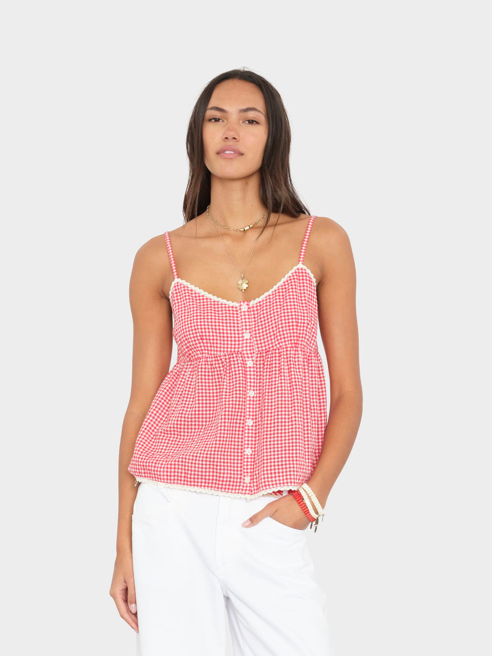 X2603 Top Cherry Red Annie Top Cherry Red Annie Top