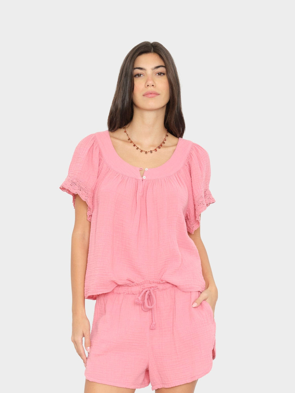 X2603 Top Faded Rose Rita Top Faded Rose Rita Top