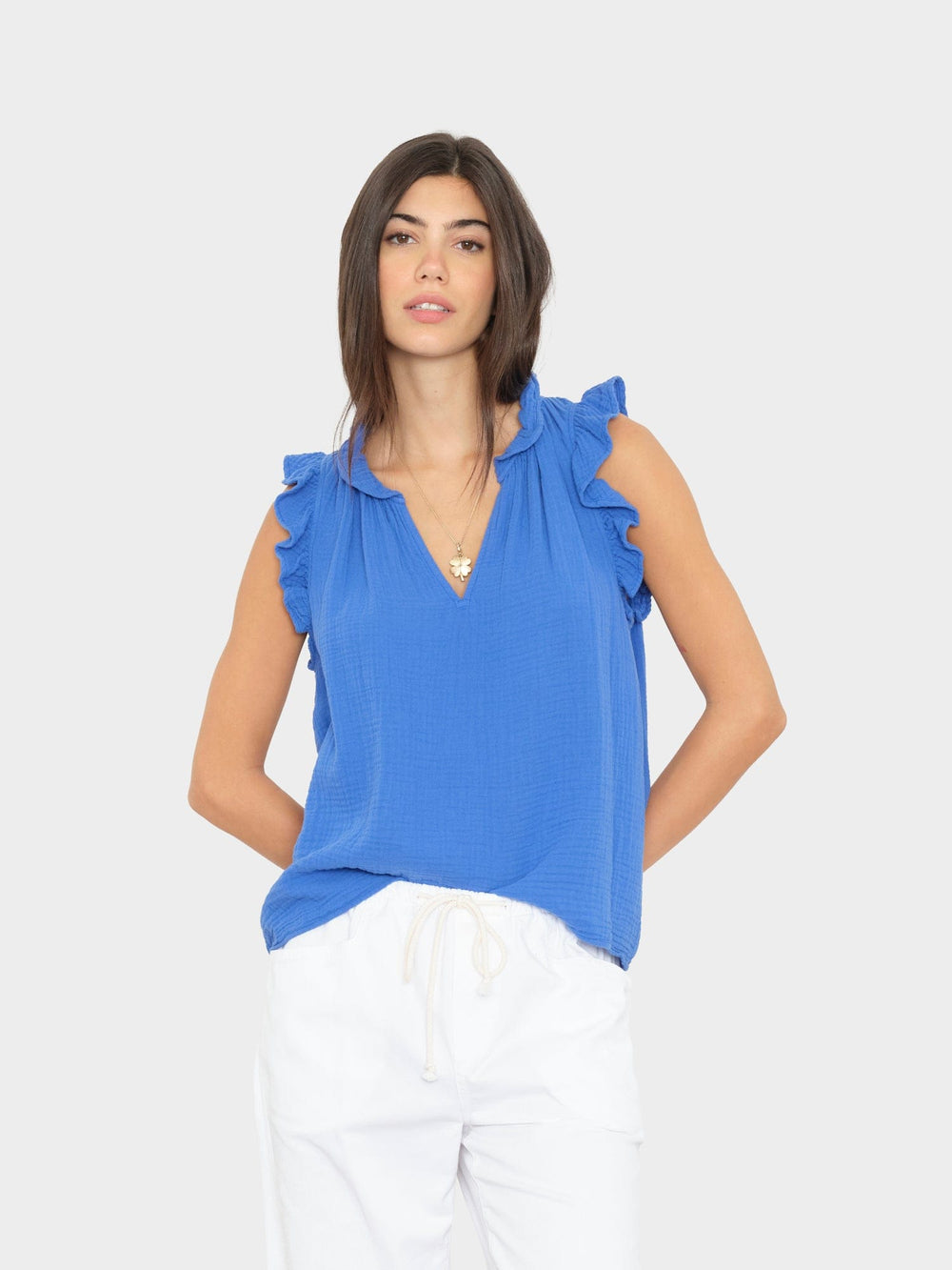 X2603 Top Nautical Blue Bex Top Nautical Blue Bex Top