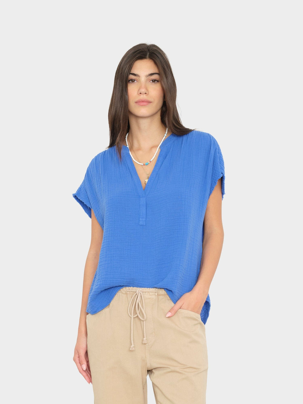 X2603 Top Nautical Blue Kane Top Nautical Blue Kane Top