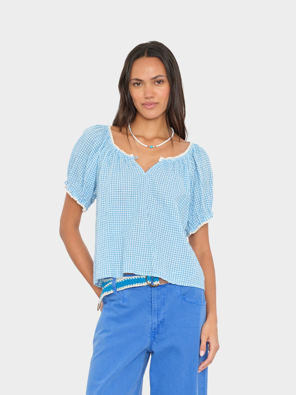 X2603 Top Pacific Blue Maisie Top Pacific Blue Maisie Top
