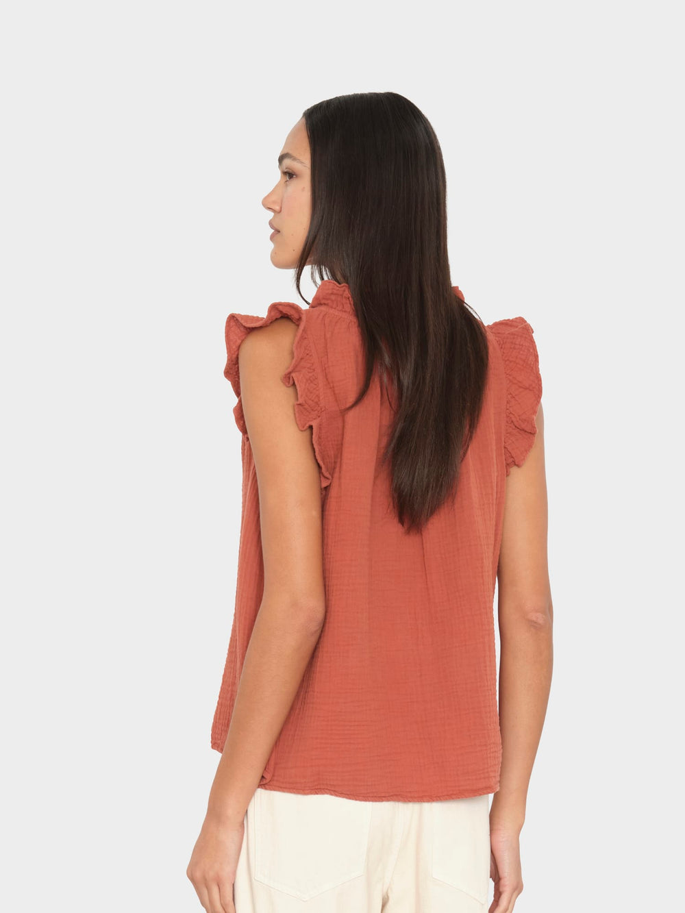 X2603 Top Picante Bex Gauze Top Picante Bex Gauze Top