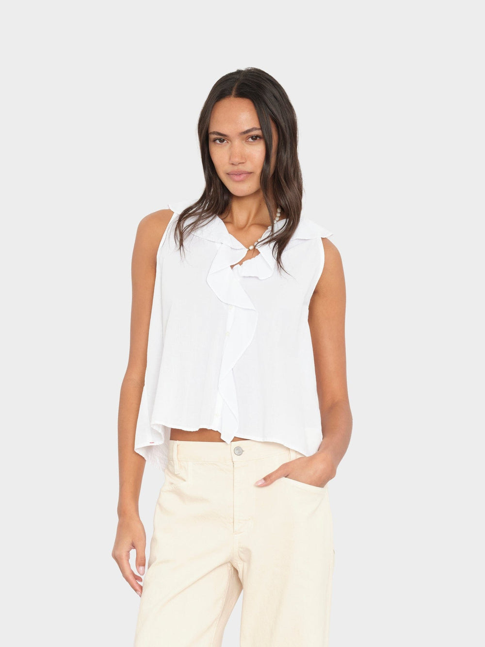 X2603 Top White Casara Top White Casara Top