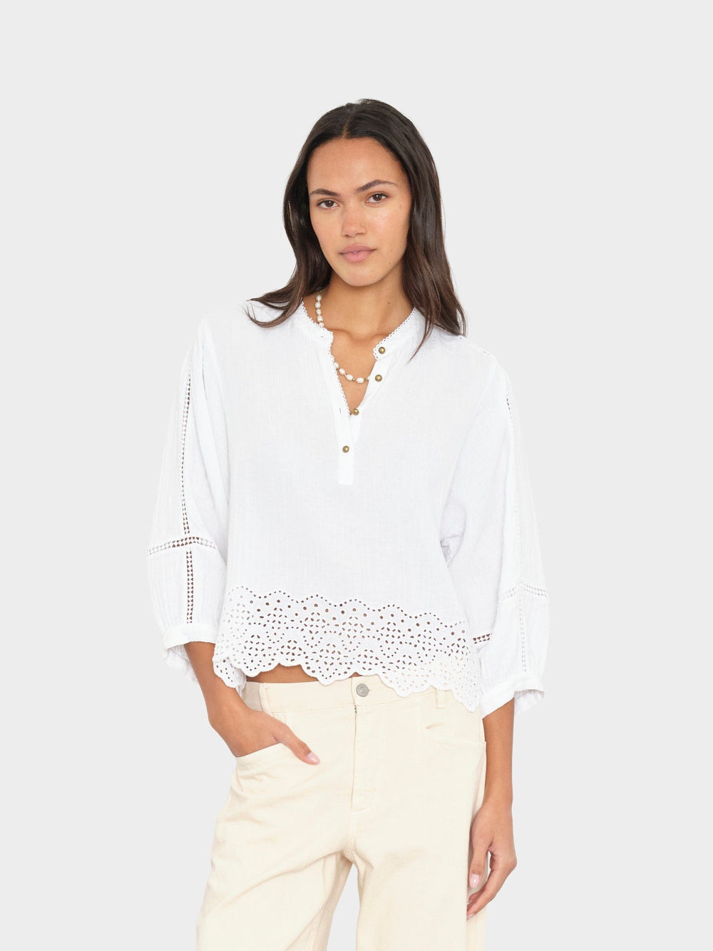 X2603 Top White Roxanna Top White Roxanna Top