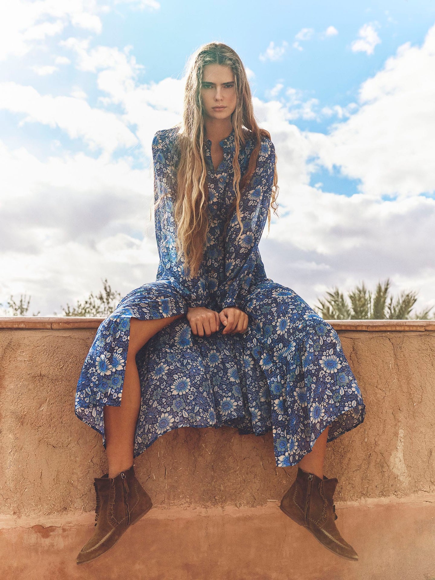 Bluejay Vera Dress Large / Bluejay