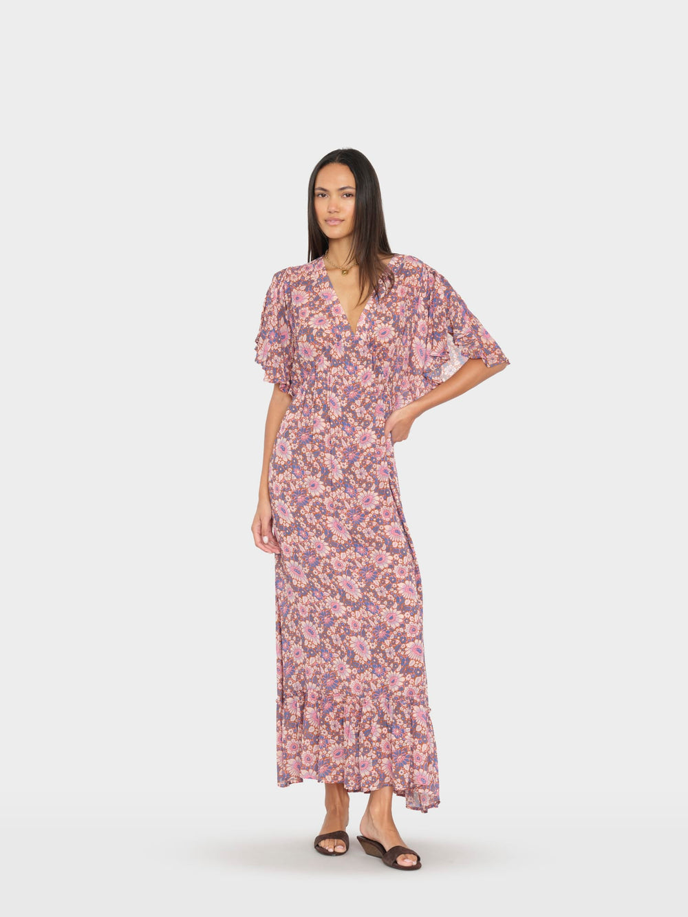 X2605 Dress Cinder Pink Roberta Dress Cinder Pink Roberta Dress