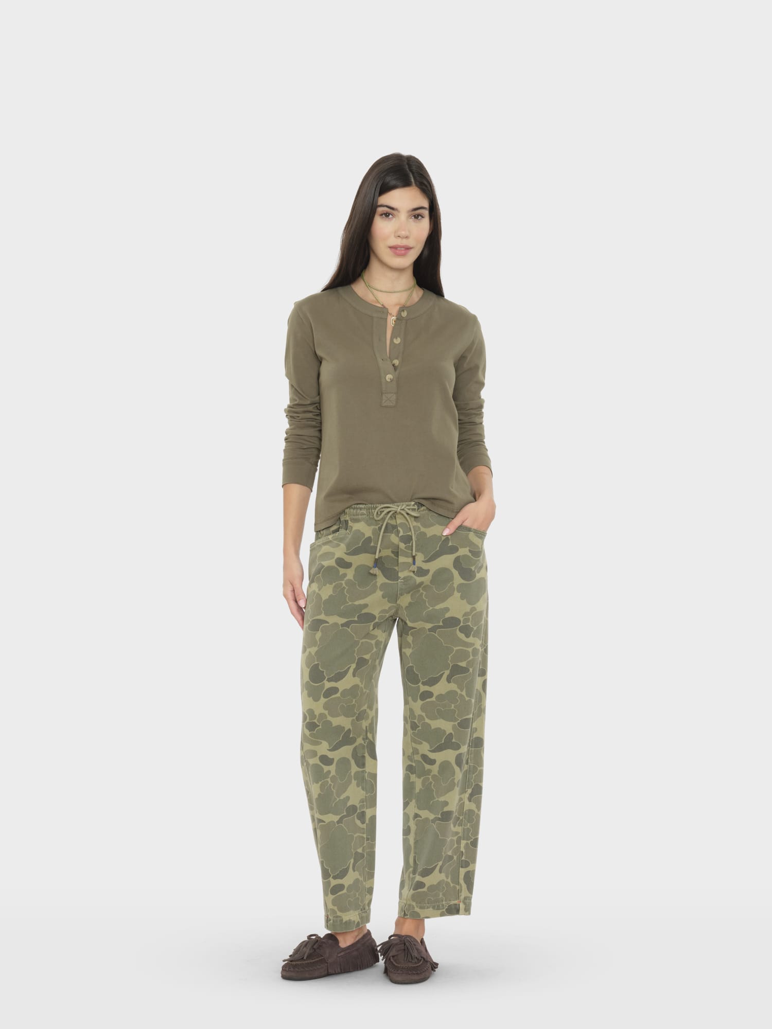 Camo Green Baxter Pant