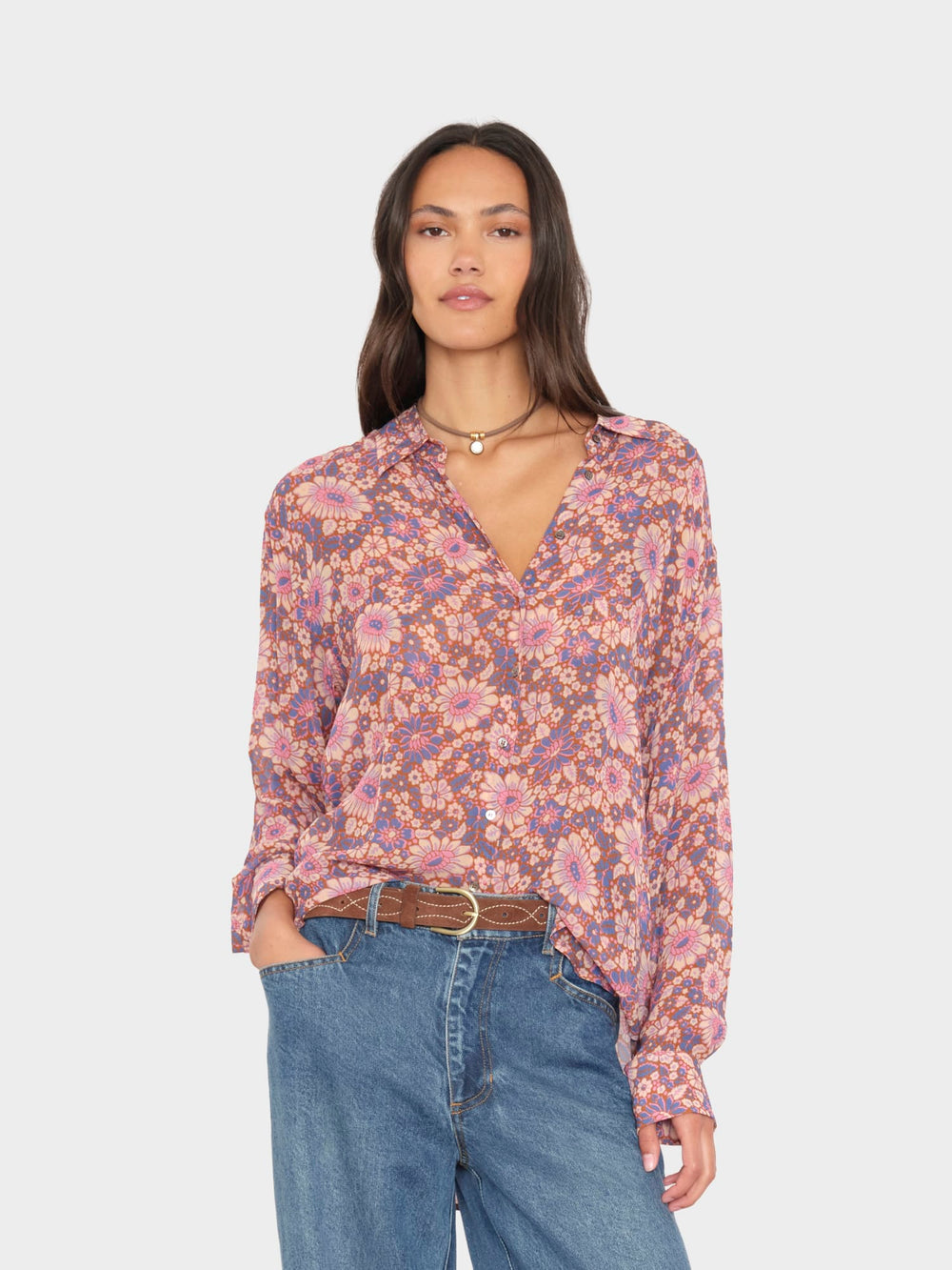 X2605 Shirt Cinder Pink Beau Shirt Cinder Pink Beau Shirt