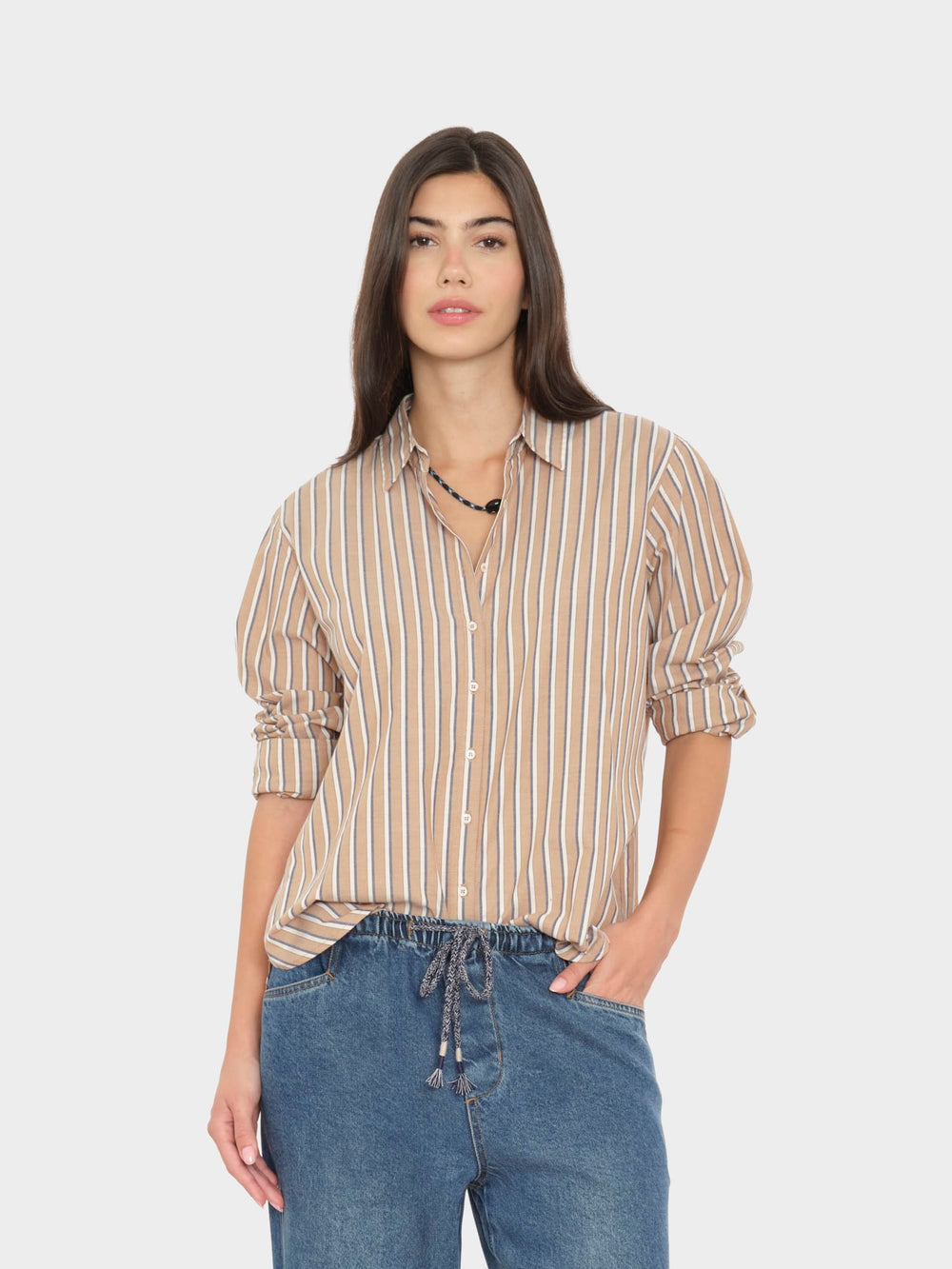 X2605 Shirt Hickory Navy Beau Shirt Hickory Navy Beau Shirt
