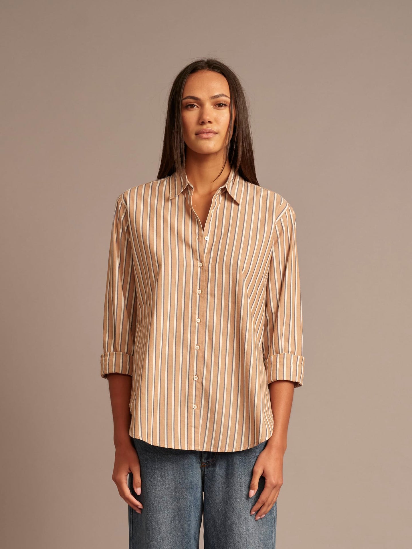 X2605 Shirt Hickory Navy Beau Shirt Hickory Navy Beau Shirt