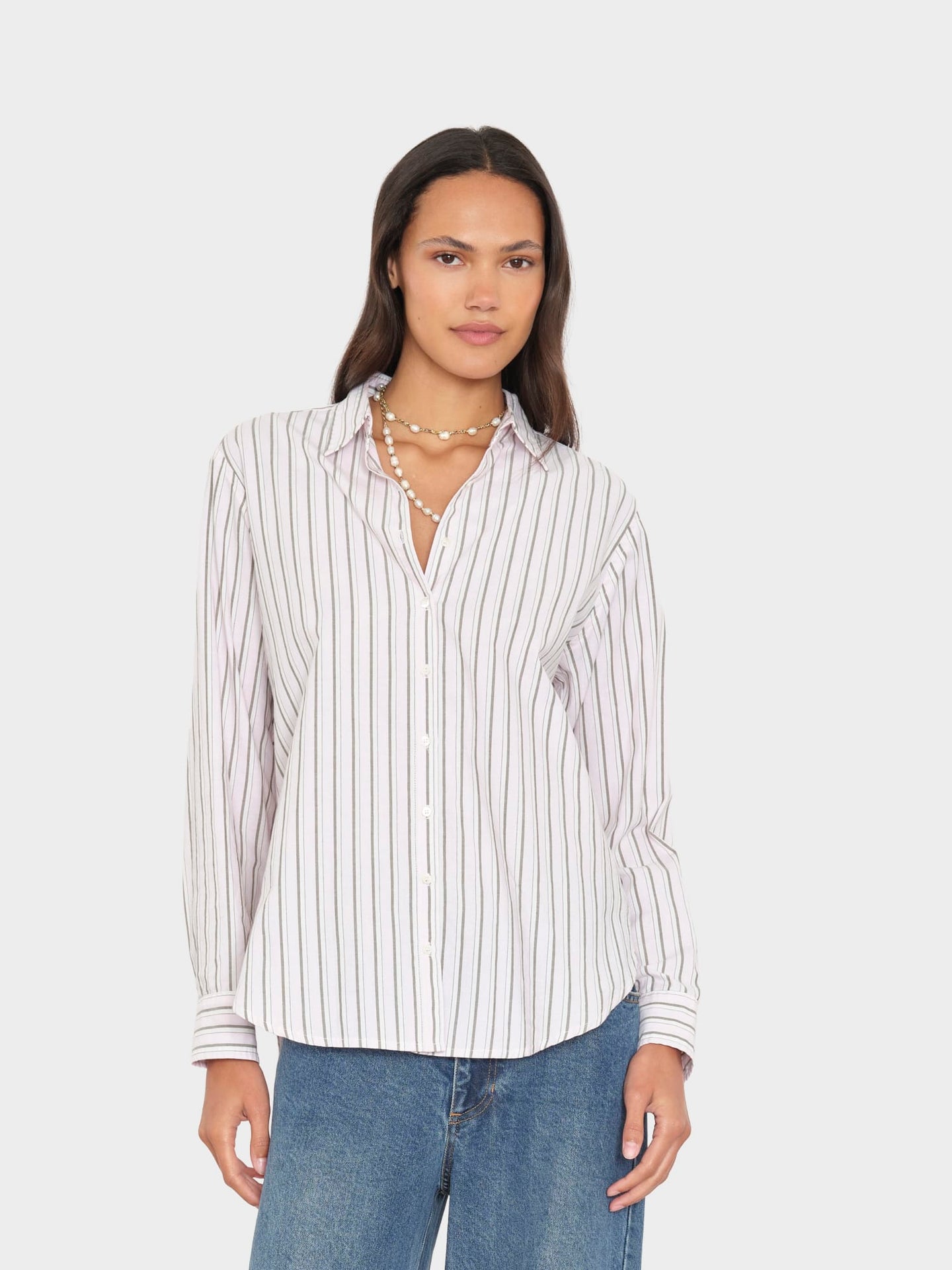 X2605 Shirt Matcha Pink Beau Shirt Matcha Pink Beau Shirt
