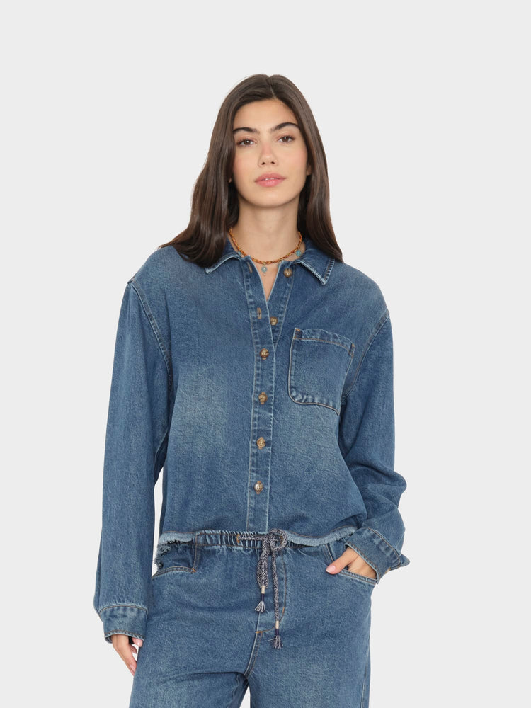 X2605 Shirt Meridian Blue Ben Denim Shirt Meridian Blue Ben Denim Shirt